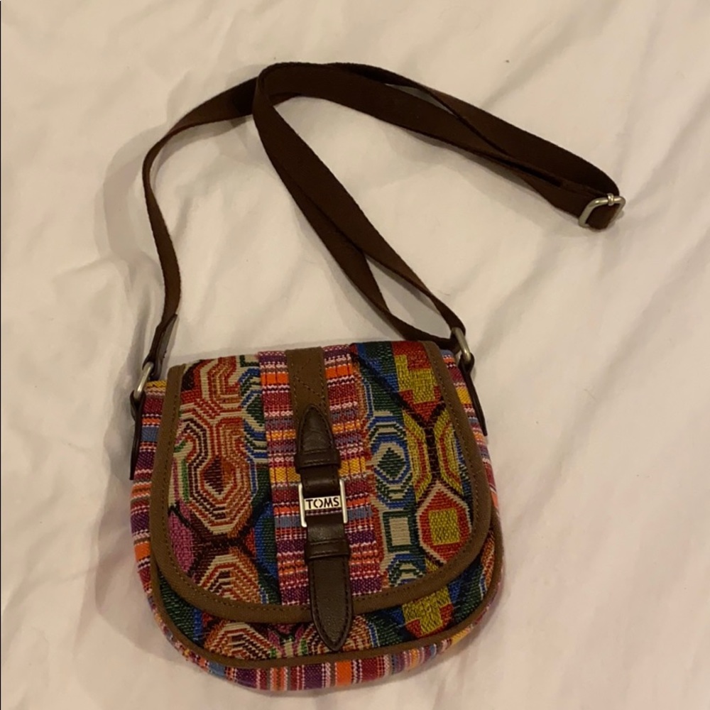 Toms brand multicolored bag